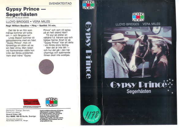 GYPSY PRINCE-SEGERHÄSTEN (VHS)